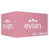 evian Still Natural Mineral Water 24 x 50cl (Case of 24)  Adomoo